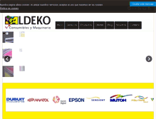 Tablet Screenshot of aldekonet.com